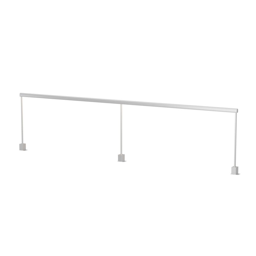 Sobre 2 x 46" Desk Clamp Mounted (Warm Light; Silver)