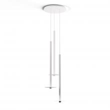 Koncept Inc CMP-C3-S-36-MWT+MPTB9 - Combi Pendant 36" Circular 3 Combo Matte White with Matte White Canopy