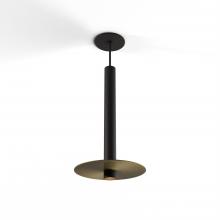 Koncept Inc CMP-S1-S-16-MTB+MBRS9 - Combi Pendant 16" Single Unit Matte Black with Matte Black Canopy