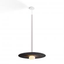 Koncept Inc CMP-S1-S-36-MWT+ACCL20+GLB - Combi Pendant 36" Single Unit Matte White with Matte White Canopy