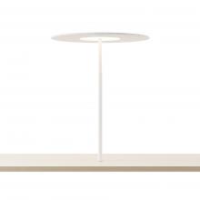 Koncept Inc YUC-SW-MWT-THR+ALTM - Yurei Co-Working Lamp (Matte White)  with Acoustic Shade, Light Marble