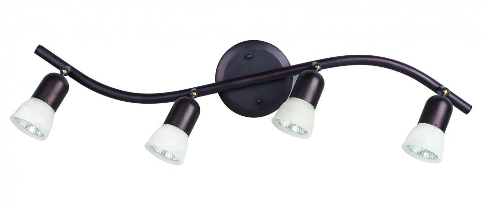 James 1 Light Track Lighting, Oil Rubbed Bronze Finish