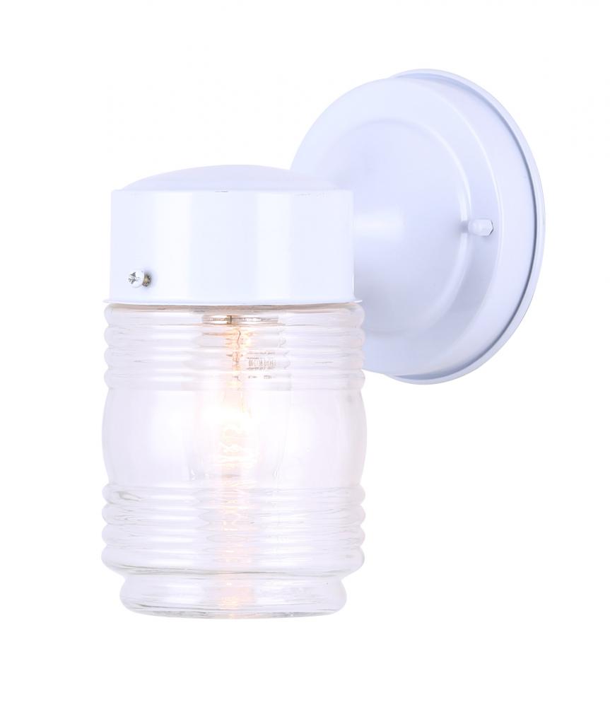 Outdoor, 1 Bulb Outdoor, Clear Glass, 60W Type A or B