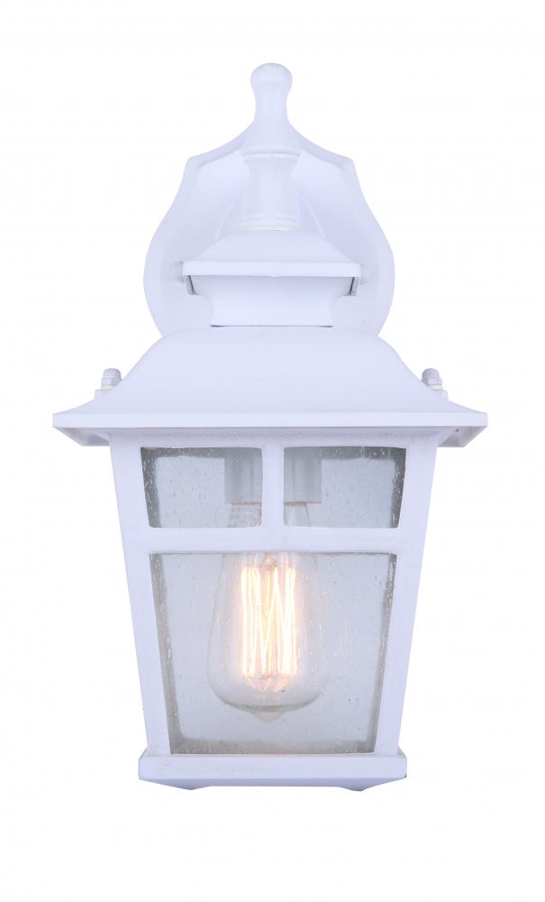 Fieldhouse, 1 Light Outdoor Downlight Twinpack, Seeded Glass, 100W Type A, 6 1/4" x 11" x 7