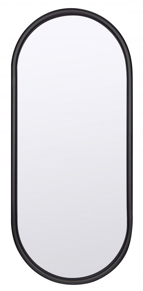 Mirror, LYRA, O22OMBK1227-G-, Metal Frame Mirror, 12inch W x 27inch H