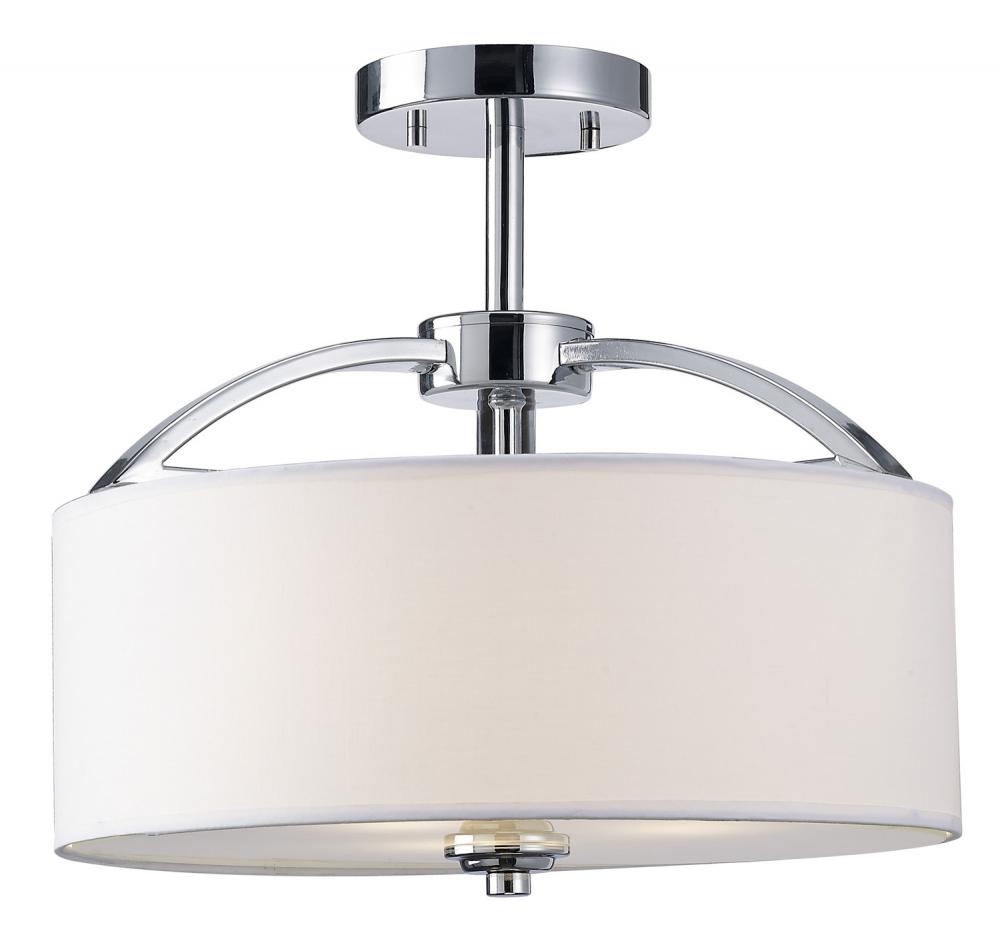 Milano, ISF425A03CH -EOL-, 3 Lt Semi-Flush Mount