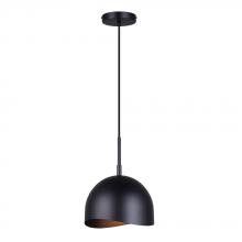 Canarm IPL1122A01BK - HENLEE, IPL1122A01BK16, MBK Color, 1 Lt 15.75inch Width Cord Pendant, 60W Type A