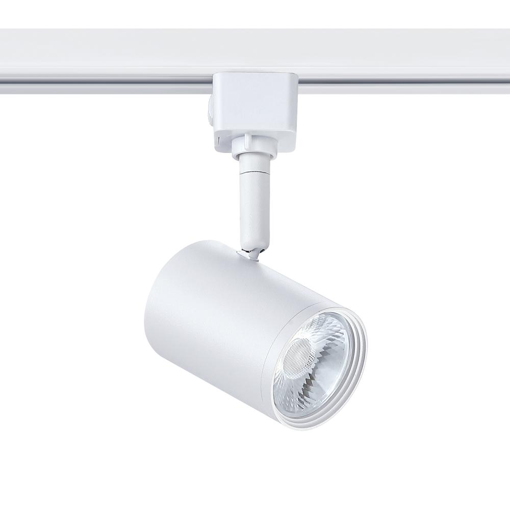 12 Watt Integrated LED Track Cylinder in a White Finish