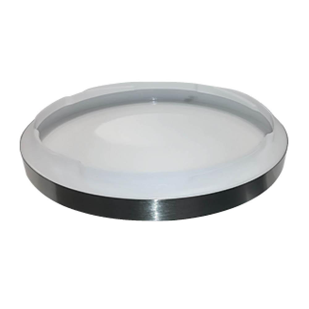 11IN LED Ceiling Luminaire Replacement Lens Brushed Nickel Frosted Round STANDARD