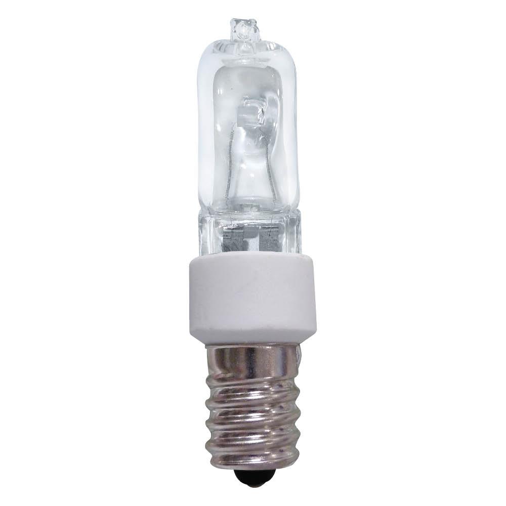 Halogen Xenon Lamp JD Candelabra E12 60W 120V DIM 960LM  Clear Standard