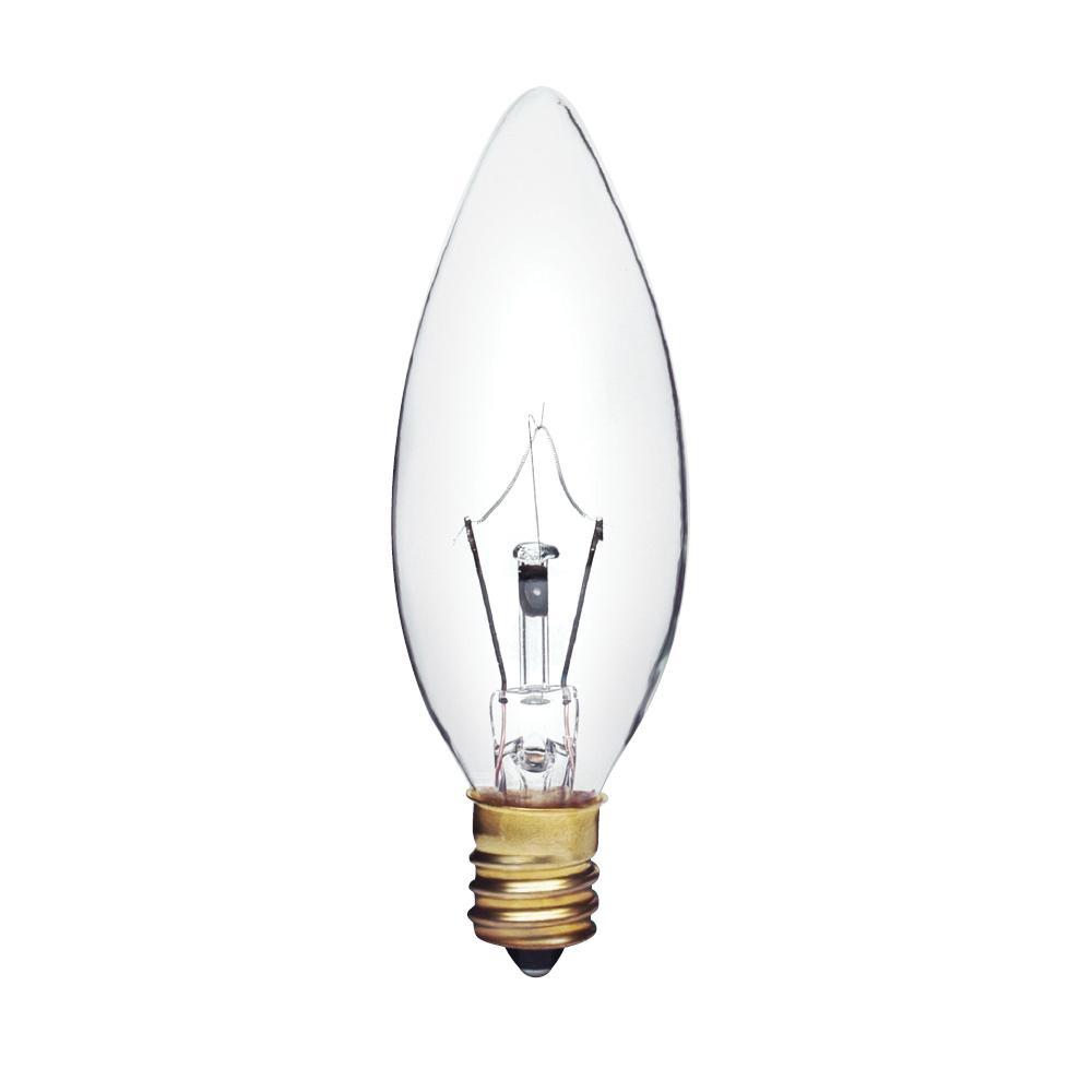 INCANDESCENT GENERAL SERVICE LAMPS B8 / CANDELABRA E12 / 25W / 130V Standard