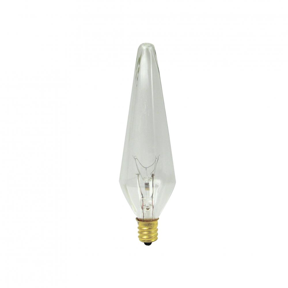 INCANDESCENT DECORATIVE CHANDELIER LAMPS HX10 / CANDELABRA E12 / 40W / 130V Standard