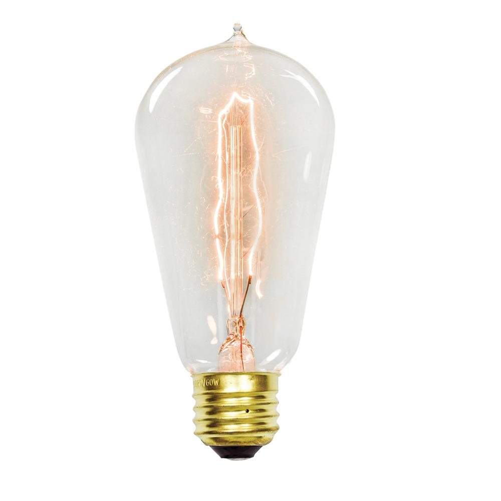 INCANDESCENT VICTORIAN STYLE S60 SINGLE LOOP/ E12 / 60W / 120V Standard