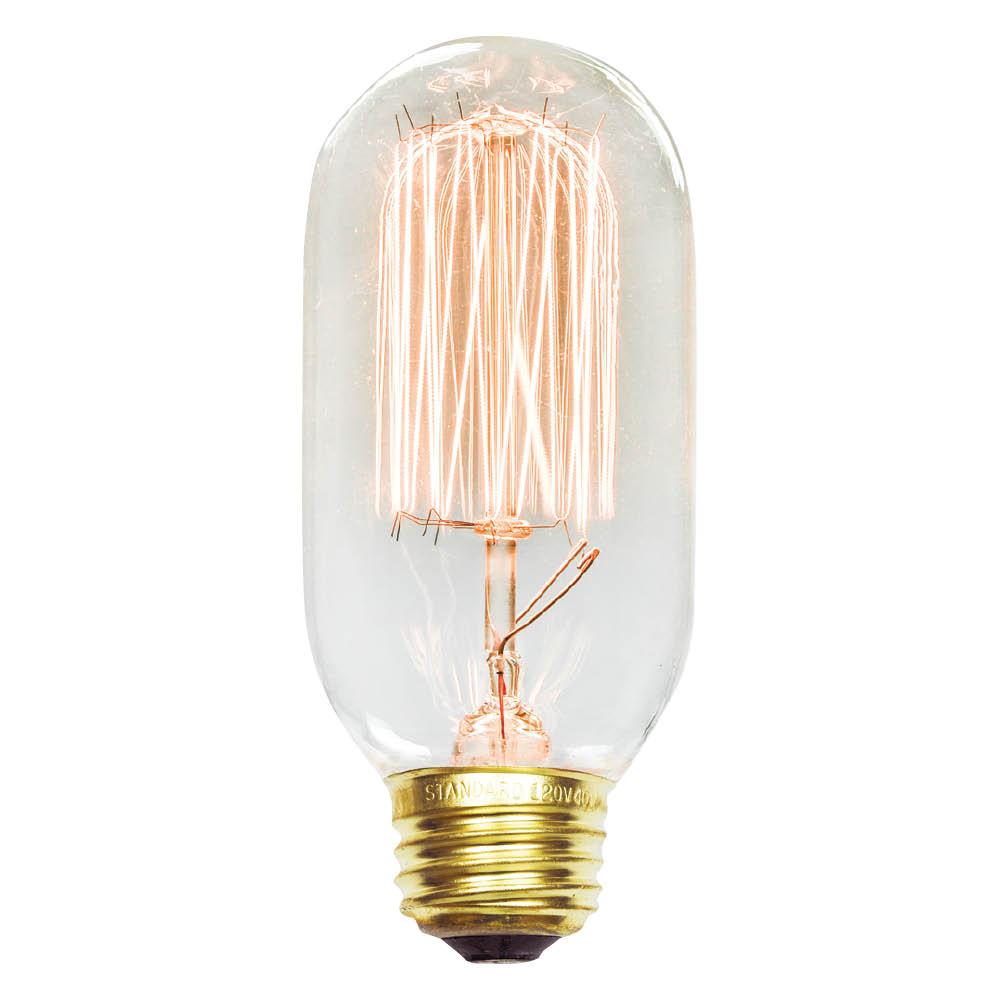 INCANDESCENT VICTORIAN STYLE T14 SQU. CAGE/ E26 / 40W / 120V Standard