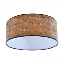 Standard Products 65686 - 11IN Drum Shade Cork LED Ceiling- mount Accessory STANDARD