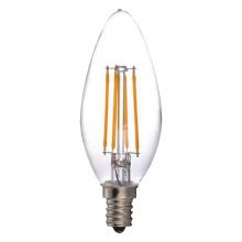 Standard Products 65672 - LED Filament Lamp B11 E12 Base 4.8W 120V 27K Clear Vertical Dim Standard