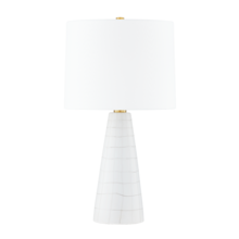 Mitzi by Hudson Valley Lighting HL735201-AGB/CSW - Melinda Table Lamp