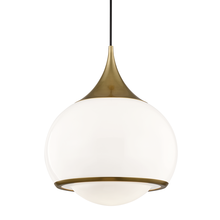 Mitzi by Hudson Valley Lighting H281701L-AGB - Reese Pendant