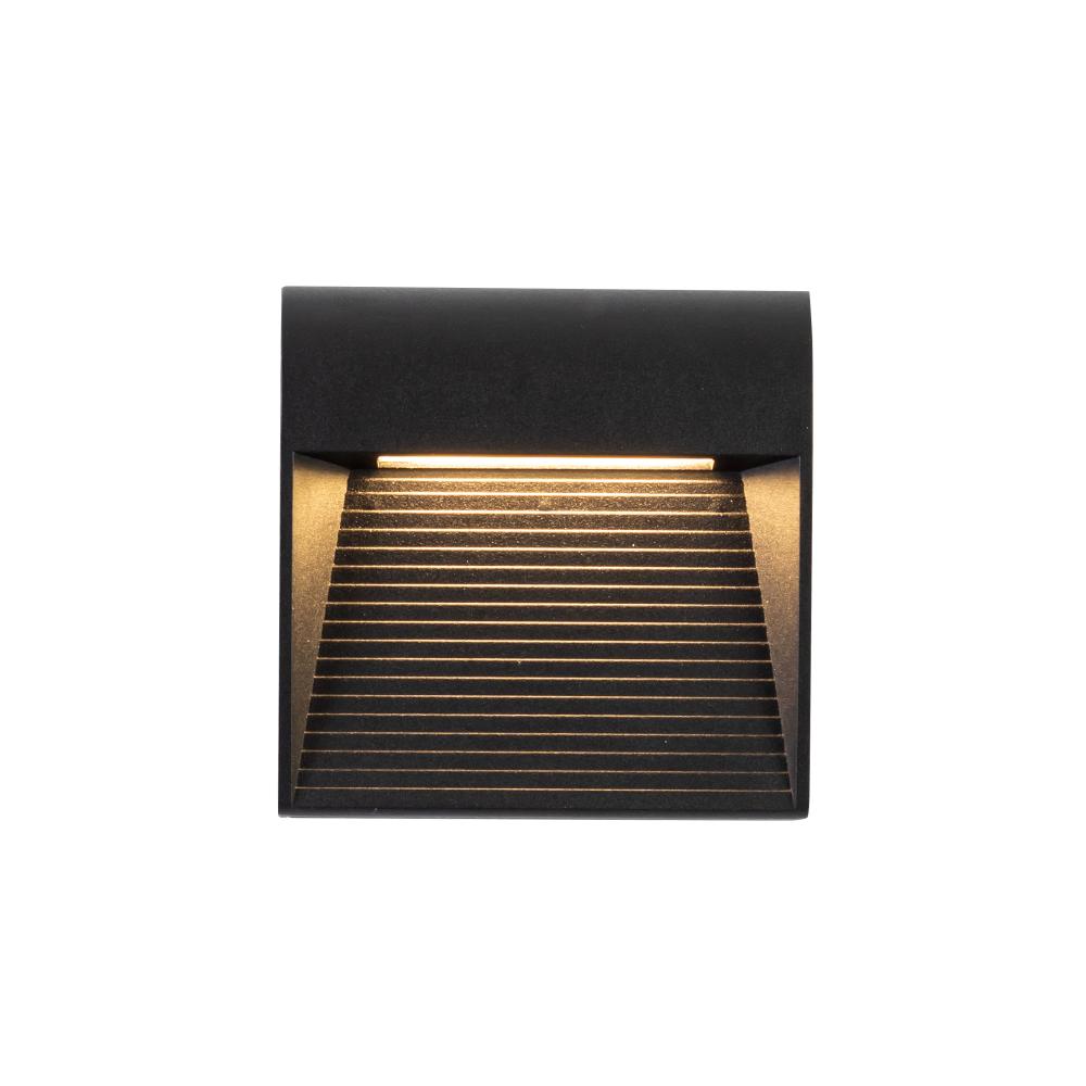 Casa 5-in Black LED Exterior Wall Sconce