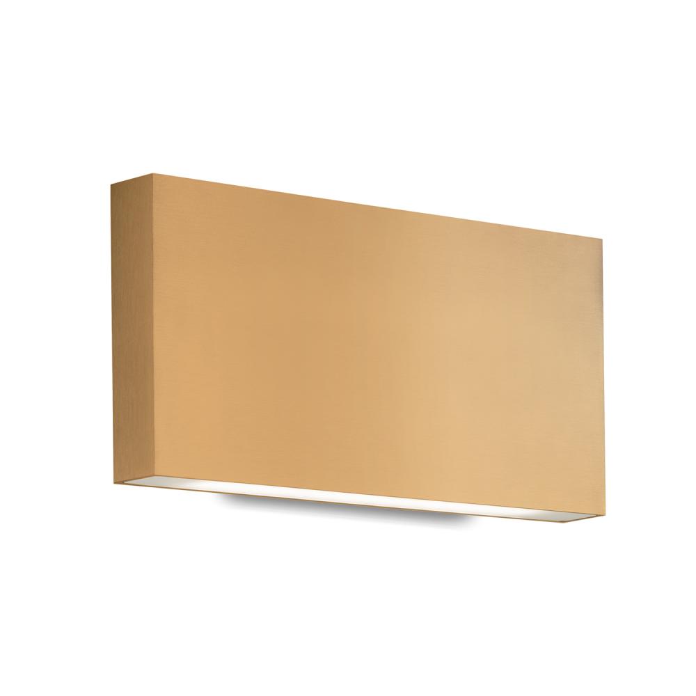 Mica 10-in Brushed Gold LED Wall Sconce