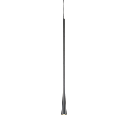 Taper 24-in Black LED Pendant