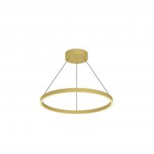 Kuzco Lighting Inc PD87124-BG - Cerchio 24-in Brushed Gold LED Pendant