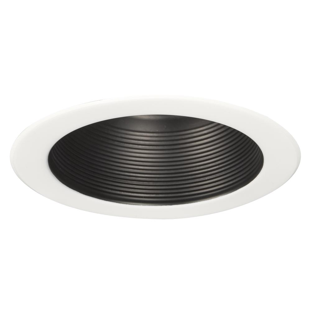 6" Line Voltage Step Baffle - Black