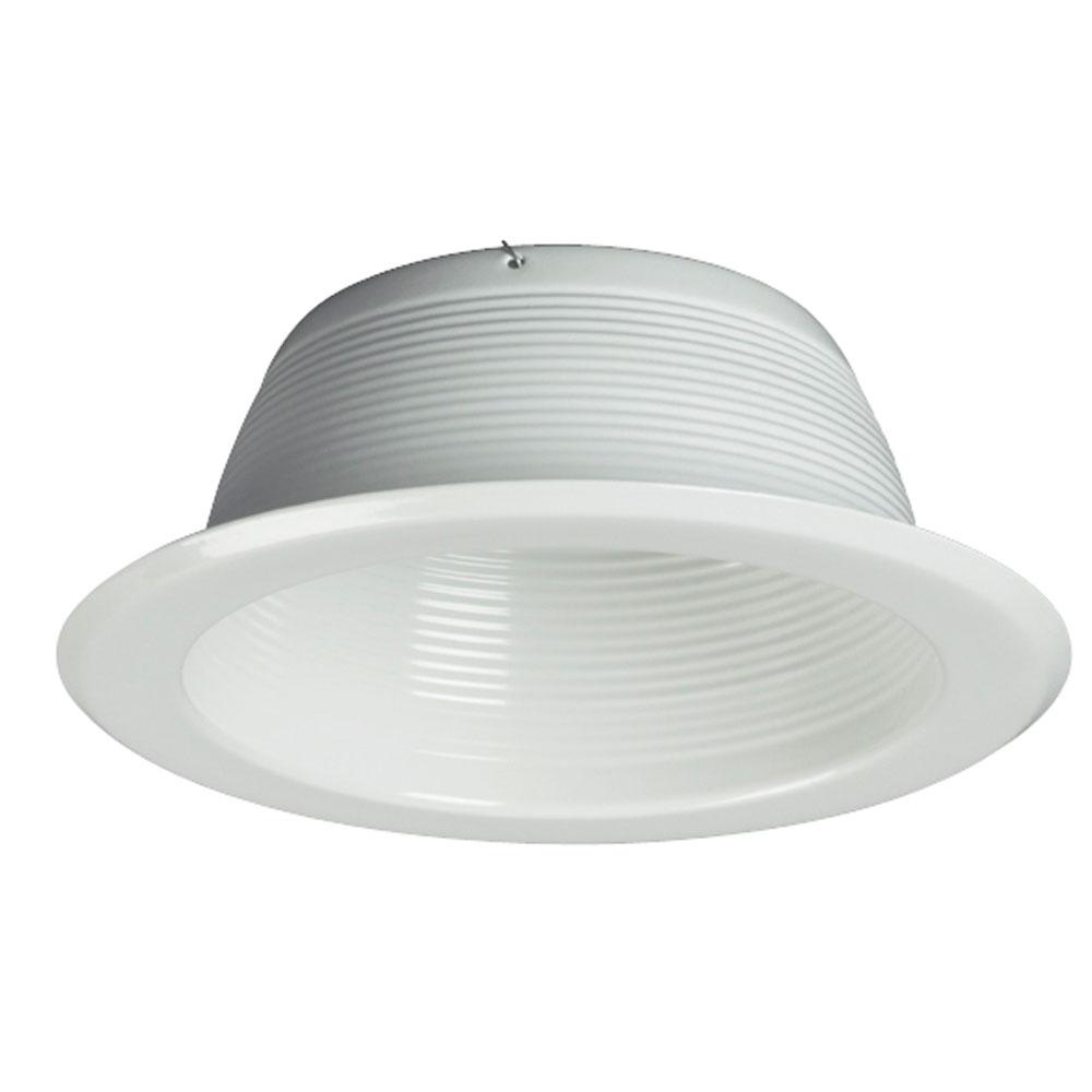 1 Piece Step Baffle Trim - White - 75W