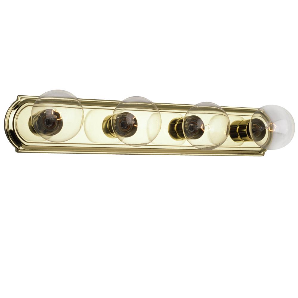 Four Light Vanity Bar - Polished Brass