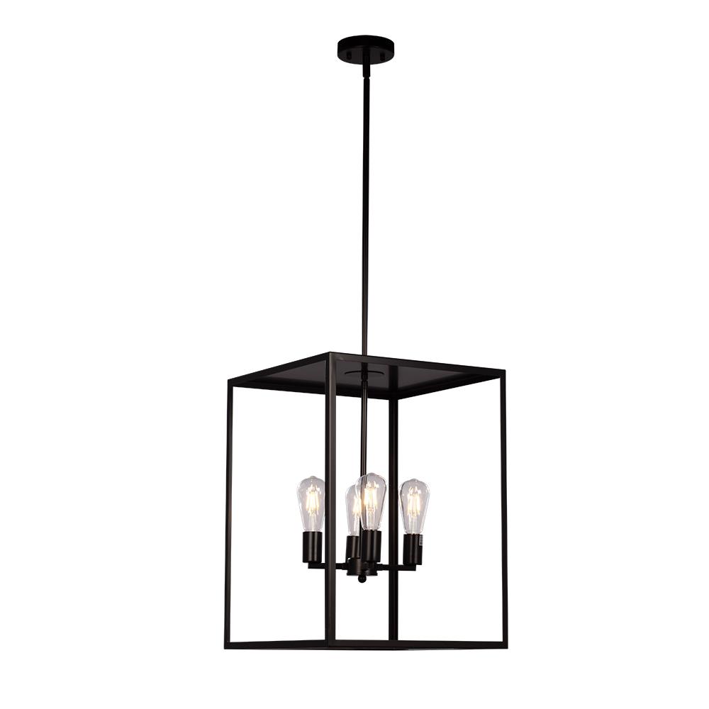 4L Pendant BK with 6",12" & 18" Ext. Rods and Swivel