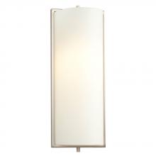 Galaxy Lighting 213150BN-126EB - Wall Sconce - in Brushed Nickel finish with Satin White Glass