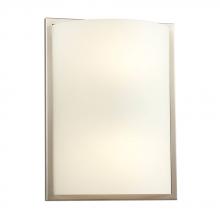 Galaxy Lighting 213151BN 2PL13 - Wall Sconce - in Brushed Nickel finish with Satin White Glass