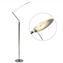 Galaxy Lighting 515993CH - 1-Light 7W LED Floor Lamp - Polished Chrome with Adjustable Arm