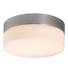 Galaxy Lighting 612312CH-113NPF - Flush Mount Ceiling Light - in Polished Chrome finish with Satin White Glass
