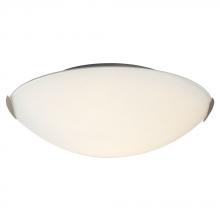 Galaxy Lighting 612413BN-213EB - Flush Mount Ceiling Light - in Brushed Nickel finish with Satin White Glass