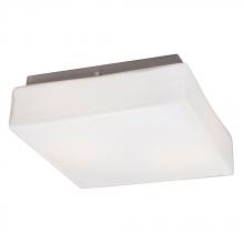 Galaxy Lighting 633500BN-213EB - Flush Mount Ceiling Light - in Brushed Nickel finish with Satin White Glass