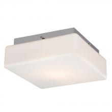 Galaxy Lighting 633501CH-113EB - Flush Mount Ceiling Light - in Polished Chrome finish with Satin White Glass