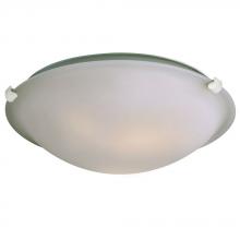 Galaxy Lighting L680116FW016A1 - LED Flush Mount Ceiling Light - in White finish with Frosted Glass