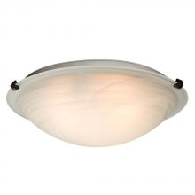 Galaxy Lighting L680116MO016A1 - LED Flush Mount Ceiling Light - in Oil Rubbed Bronze finish with Marbled Glass