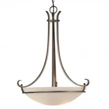 Galaxy Lighting 814030IRN - Pendant - Iron w/ Satin White Glass