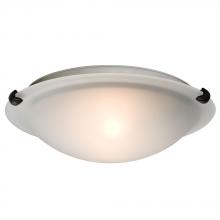 Galaxy Lighting ES680112FR-ORB - Flush Mount Ceiling Light - in Oil Rubbed Bronze finish with Frosted Glass