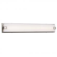 Galaxy Lighting L719454BN-A - LED Bath & Vanity Light - in Brushed Nickel Finish with White Acrylic Lens (AC LED, Dimmable, 3000K)