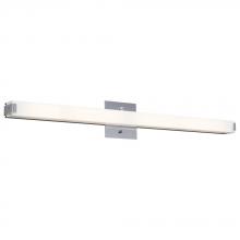 Galaxy Lighting L722863CH - AC LED Vanity Chrome with Glossy White Acrylic Lens Dimmable