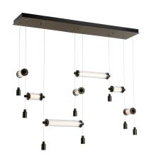 Hubbardton Forge - Canada 139101-LED-STND-14-ZM0696 - Libra 7-Light Double Linear LED Pendant