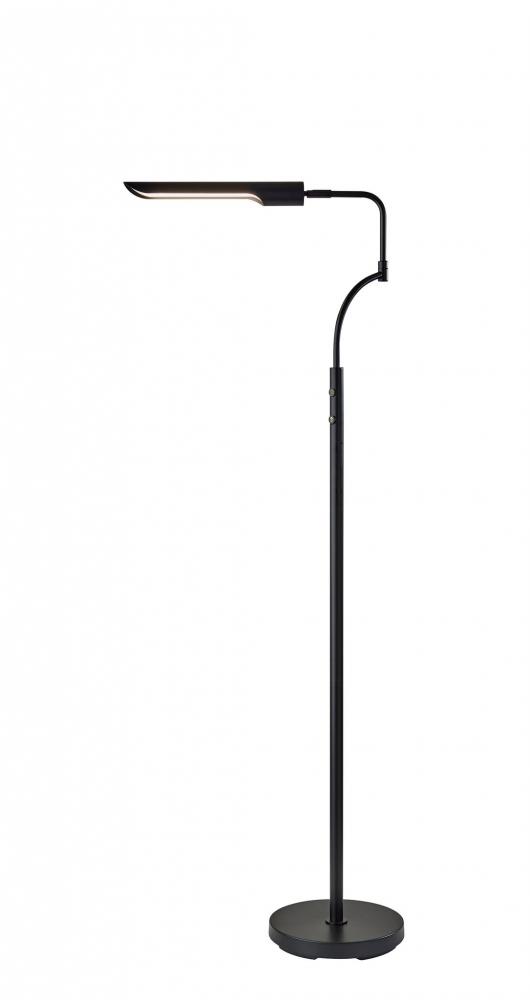 Zane LED Floor Lamp W. Smart Switch-Black