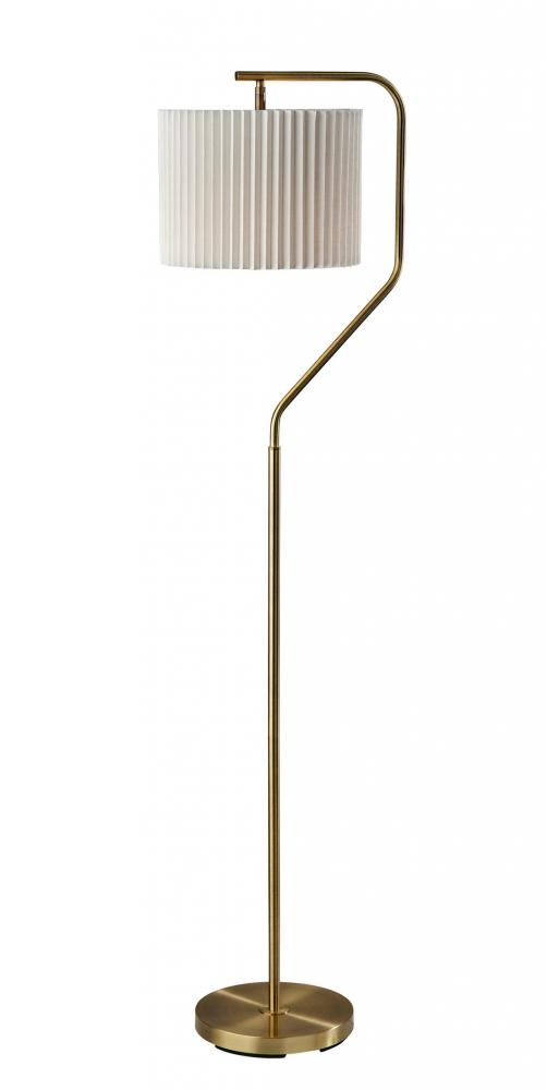 Evan Floor Lamp-Antique Brass