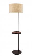 AFJ - Adesso 3691-01 - Oliver AdessoCharge Shelf Floor Lamp