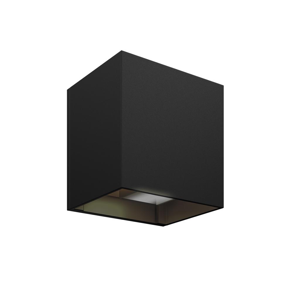 4 Inch Square Directional Up/Down LED Wall Sconce CCT