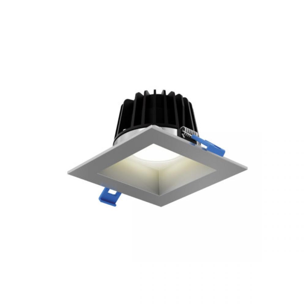 Square regressed recessed light - universal 120V-347V, 0-10V dimming