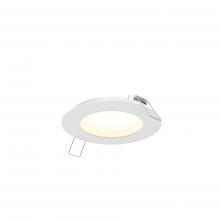 Dals 5004-CC-V-WH - Multi CCT Slim Round Recessed Panel Light - universal 120V-347V, 0-10V dimming